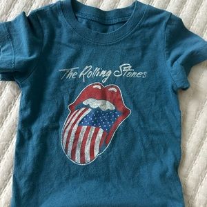 American flag Rolling Stones toddler tee